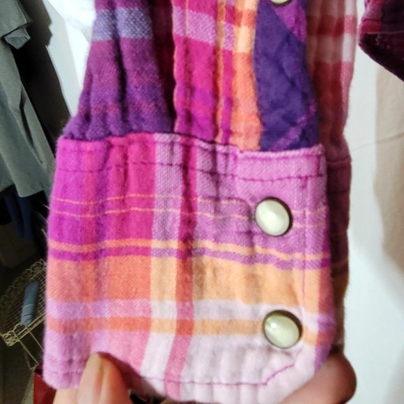 👚LOT OF 2! COMFY Plaid Overshirts Womens Small - Picture 6 of 12